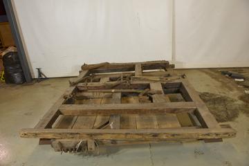 Frame from Large plain hand loom