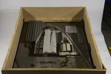 Model, architect's proposed, National Railway Museums, York,