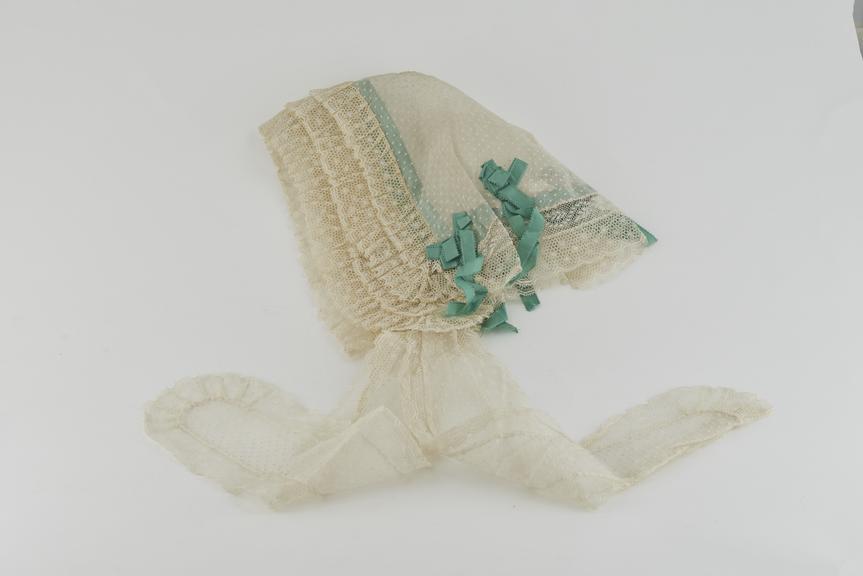 Three caps for nursing, c1835-1950.