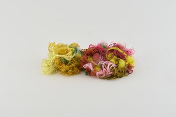 A Bag of Strands of Different Coloured Sewing Silk.