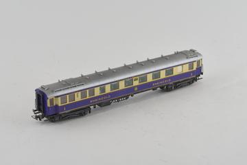 Model railway carriage, DR "Rheingold" second class open carriage