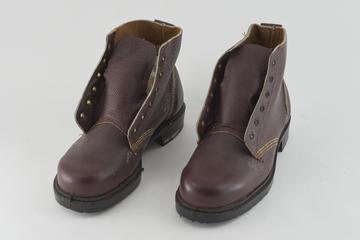 Forestry worker's pair of safety boots