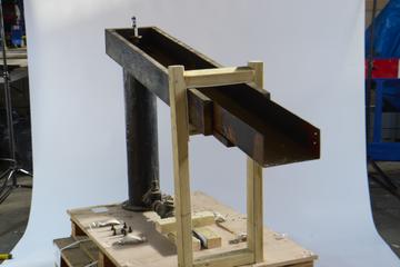 Pump base for replica Newcomen Steam engine