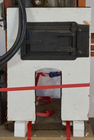 Boiler door for replica Newcomen Steam engine