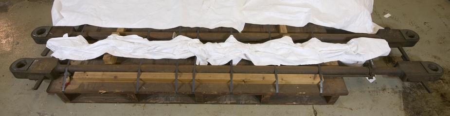 Pair of radius rods of the parallel motion