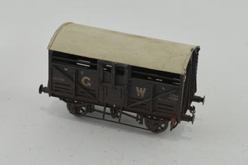 Model Great Western Railway cattle wagon