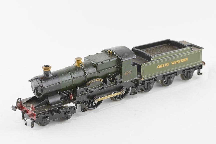 Clockwork model of steam locomotive "City of Truro"