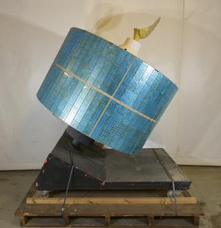 Replica Skynet I U.K. military communication satellite