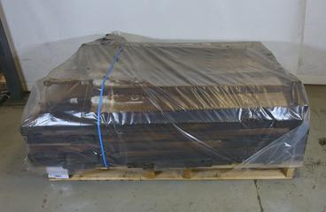 Wooden staves from a dyeworks, 1920s