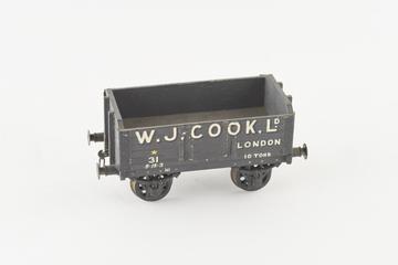 Model railway wagon, 'O' gauge, Private Owner 10-ton coal wagon