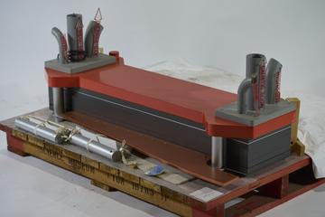Components from FM21 Electrolytic cell for brine electrolysis, 1986