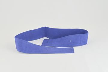 Blue stitched cotton belt for a staff nurse