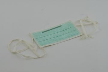 Non-woven disposable tie on surgical mask