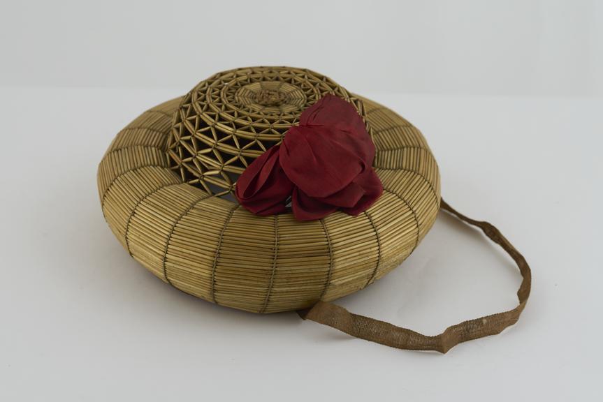 Straw hat worn by Catalonian babies or infants