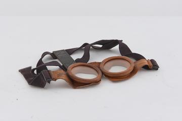 Goggles for 'Proto' model self-contained breathing rescue apparatus.