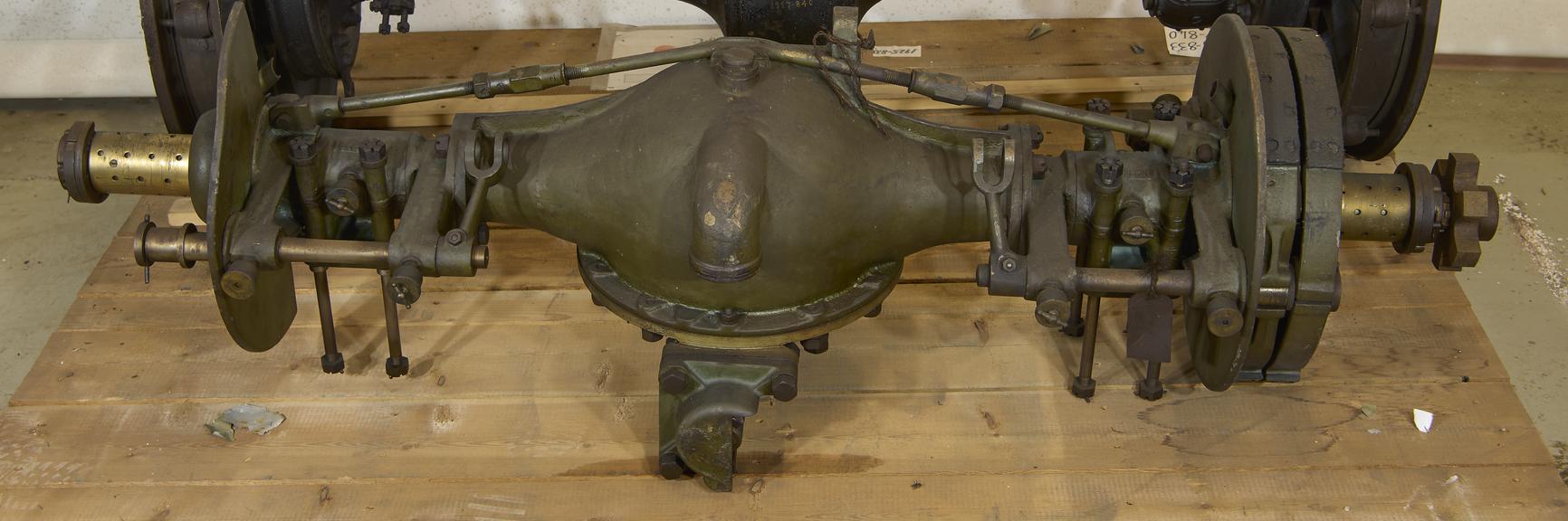 Commercial vehicle rear axle assembly