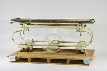 Couch for X-ray and electron therapy machine, England, 1955