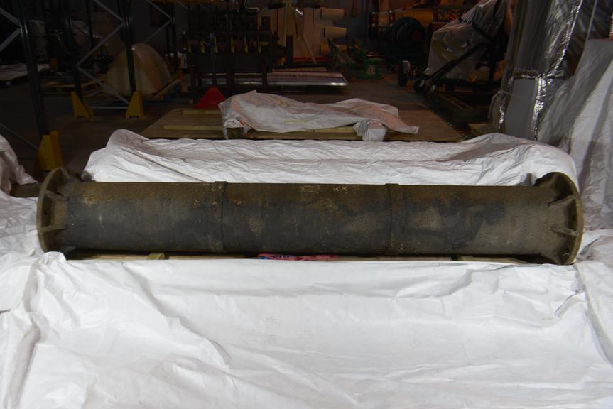 Cast iron pipe from Lower Chelburn reservoir