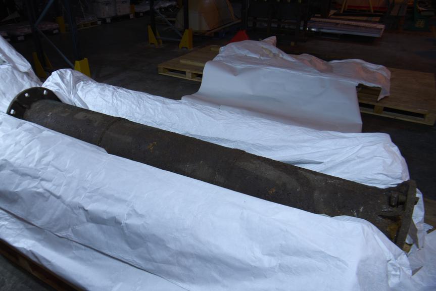 Cast iron pipe from Lower Chelburn reservoir