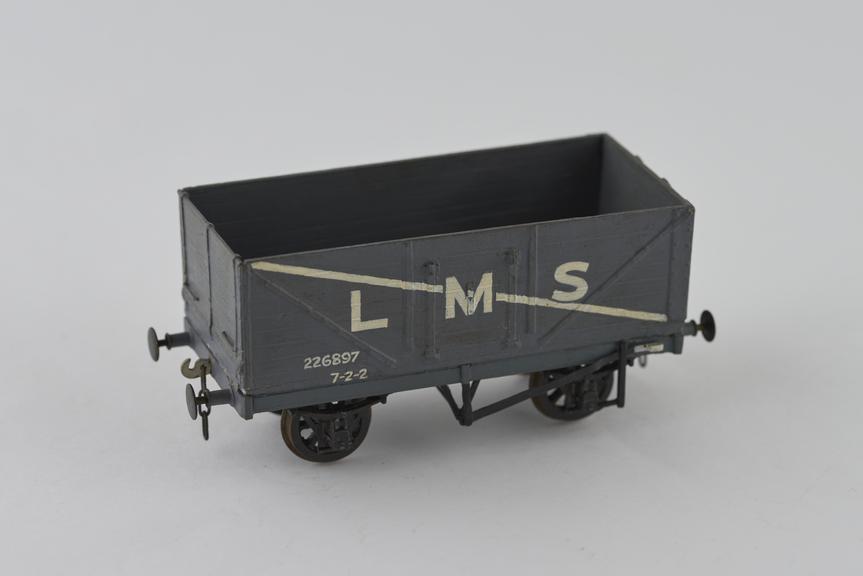 Model railway wagon, 'O' gauge, LMS 12-ton open, No.226897