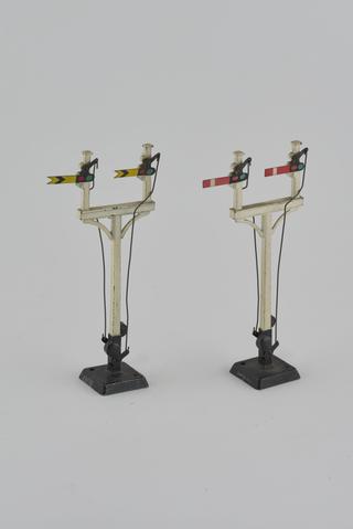 Two Model Railway Signals, c 1960