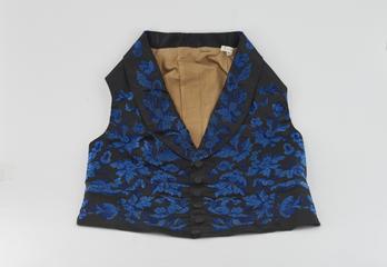 Henry Hill Hickman's satin waistcoat, Europe, 1820-1830