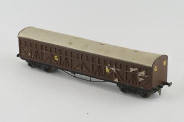 Model railway wagon, 'O' gauge, GWR `Siphon H' 14-ton van No