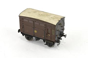 Model railway wagon 'O' gauge, GWR 4-wheeled horse van No
