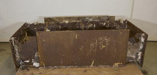 Section of trough from soda ash plant at the Solvay Soda Works, Wallerscote, 1920-1929