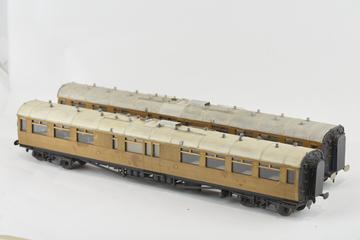 GWR Model railway carriage unfinished kitchen cars
