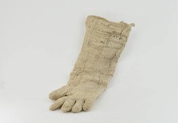 One of pair of gloves for live line conducting suit