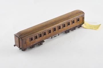 Model steam railway carriage