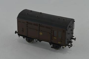 Model railway wagon, 'O' gauge, GWR 10-ton 4-wheeled horse v