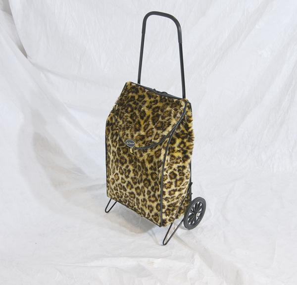 Leopard Bag in Imitation Fur
