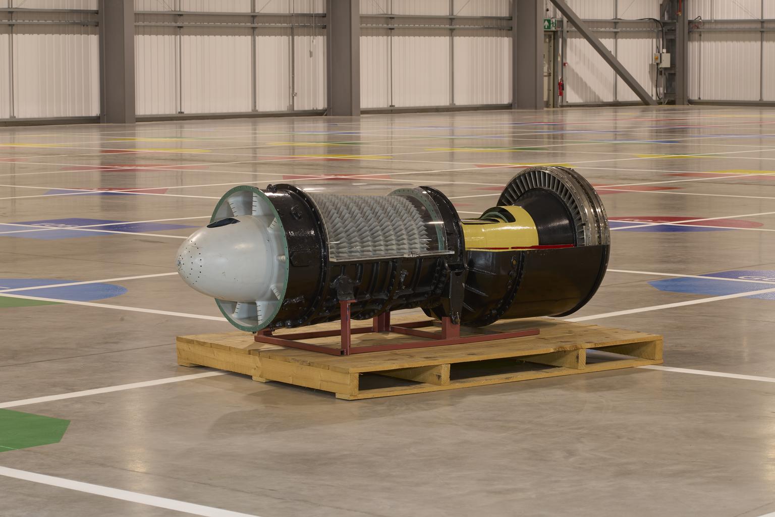 Sectioned F2/3 Jet Aircraft Engine | Science Museum Group Collection