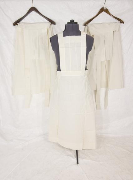 Three White Linen Aprons Worn in Training