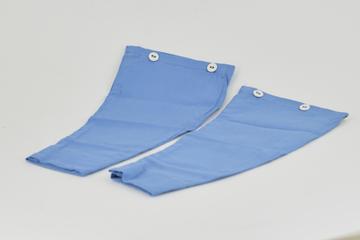Pair of Light Blue Serge Removable Sleeves for a S.R.N.