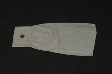 White Cotton Removable Sleeve.