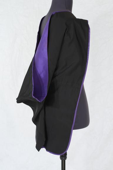 Academic gown, hood and mortar board