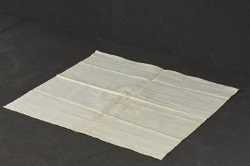 qHand towel, white damask, LNER, 1923-1940