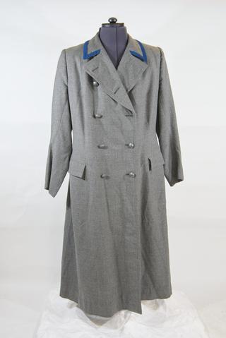 Grey coat for midwife
