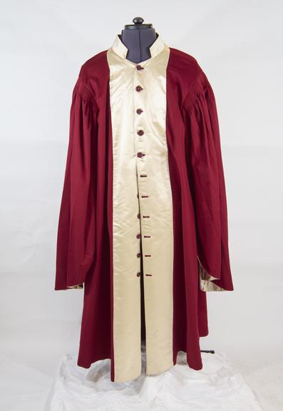 Gown from Dr. John Dixon's London academic robes