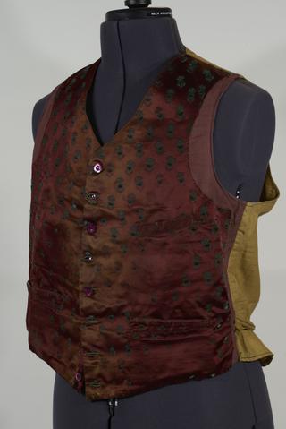 Embroidered waistcoat owned by Taramelli