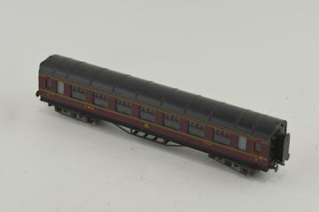 Model railway carriage, London Midland & Scottish Railway