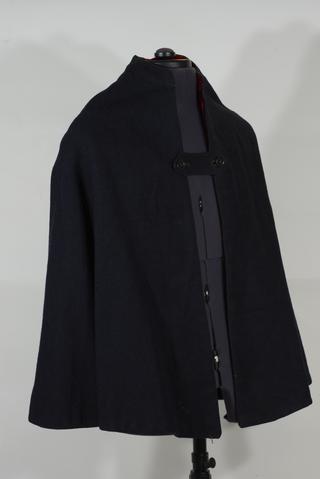 Dark blue wool nurses cape