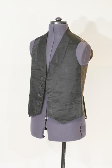 Satin waistcoat owned by Taramelli