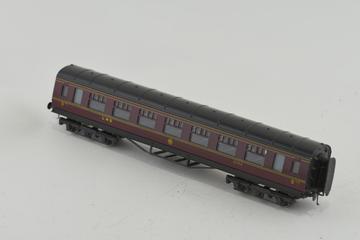 Model railway carriage, London Midland & Scottish Railway