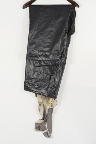 Royal Navy Foulweather Trousers in Black PVC