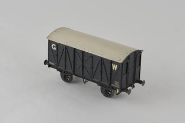 Model railway wagon, 'O' gauge, GWR 10-ton Outside framed fr