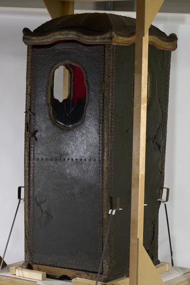 Sedan Chair Used to Carry Patients to Hospital.